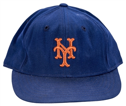 Circa 1968 Yogi Berra Game Worn New York Mets Cap (JT Sports)